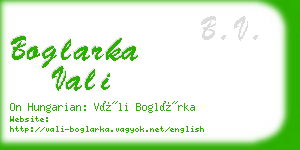 boglarka vali business card